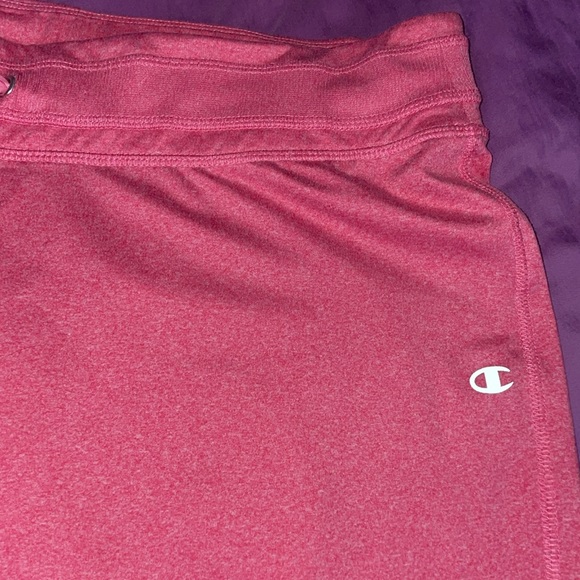 PINK ladies like new Champion workout straight leg cropped length size large - Picture 5 of 7